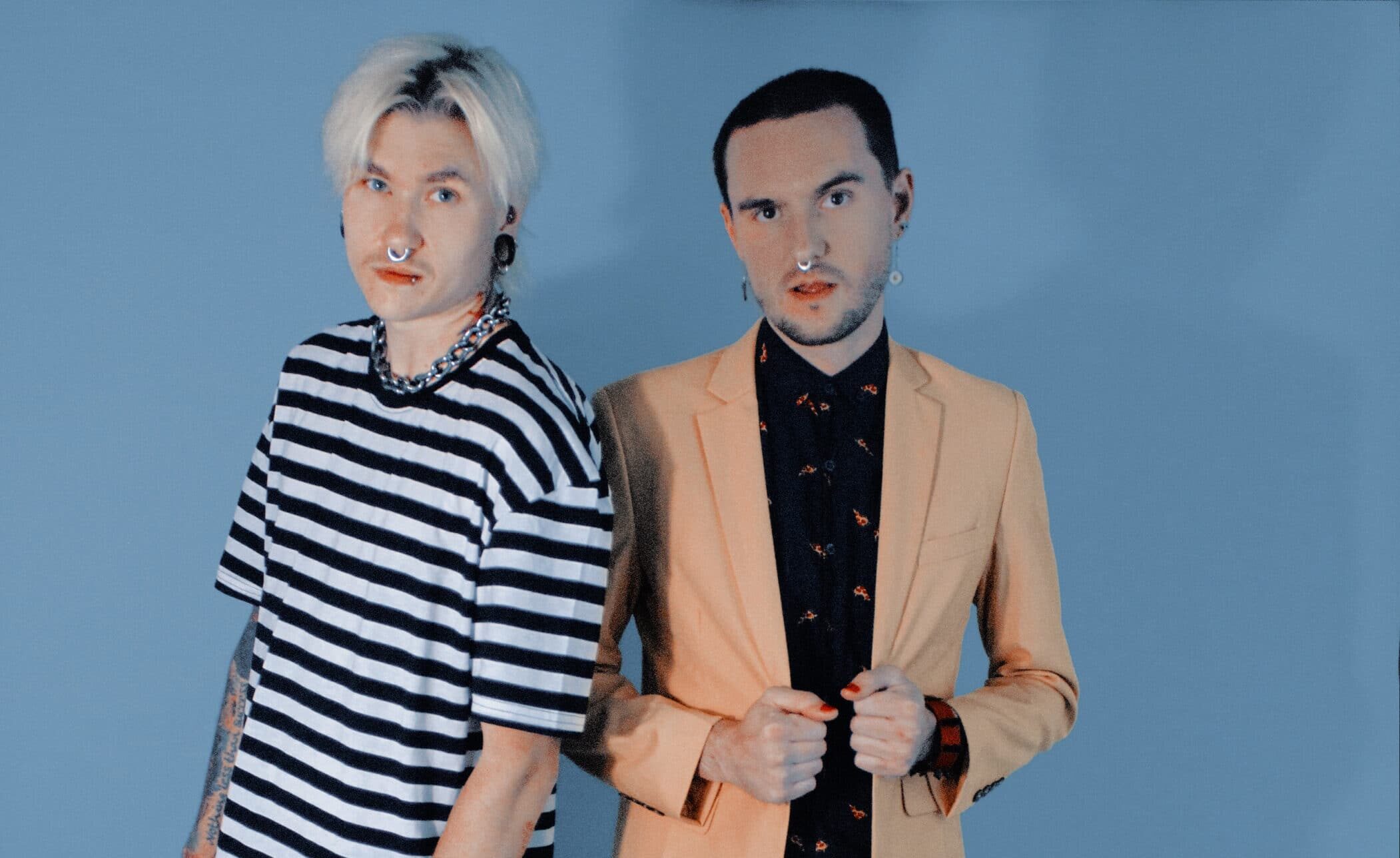 Phoenix based synthpunk, grindcore pop, nerd rap duo Snailmate Drops